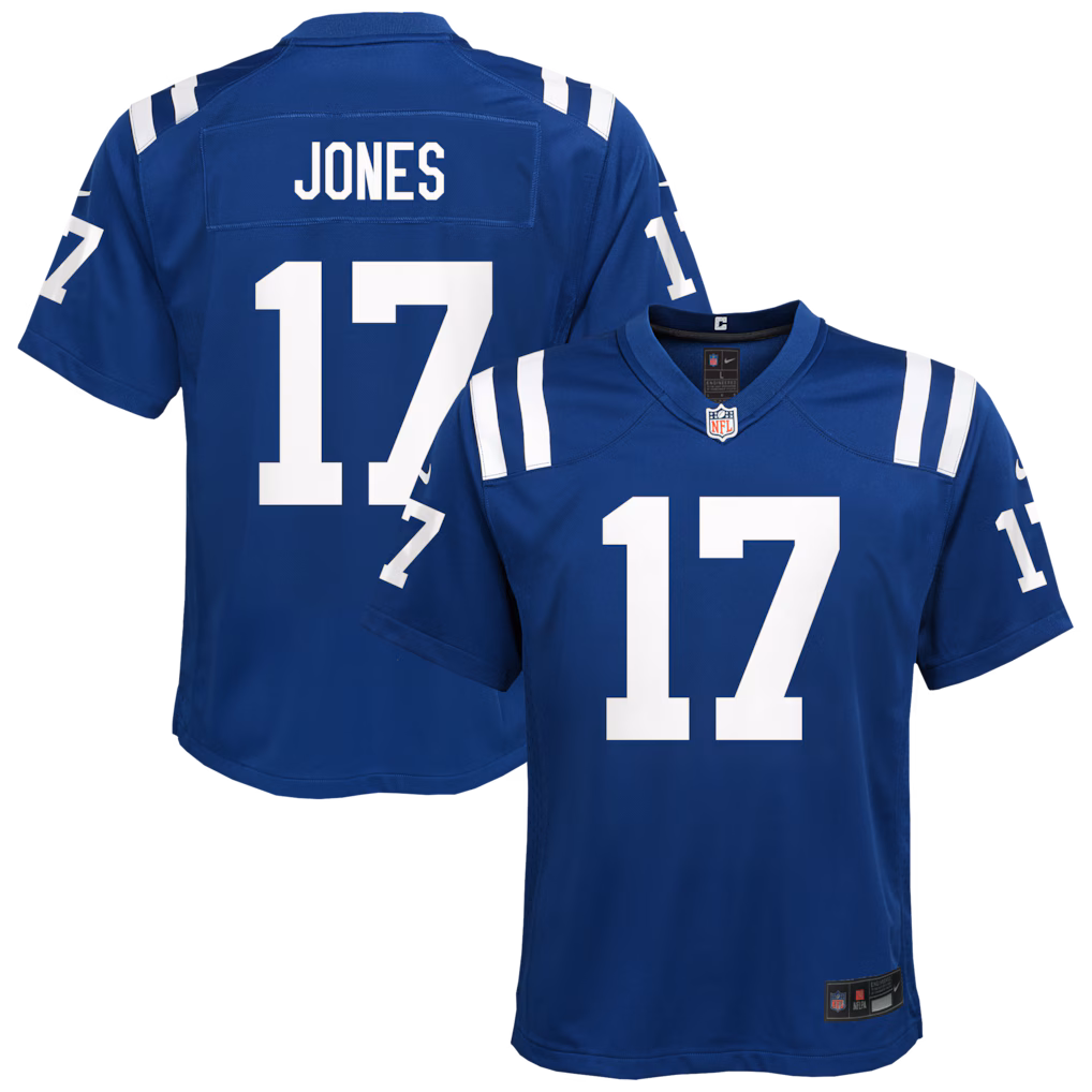 Youth Indianapolis Colts Daniel Jones Nike Royal Alternate 2 Game Jersey - U-jersey