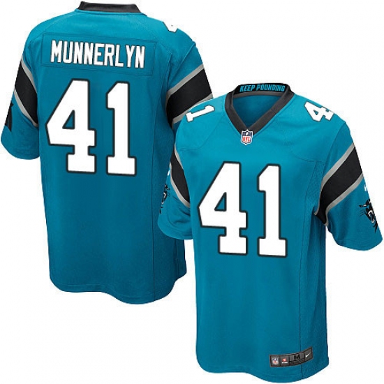 Men's Nike Carolina Panthers #41 Captain Munnerlyn Game Blue Alternate NFL Jersey - Ujersey