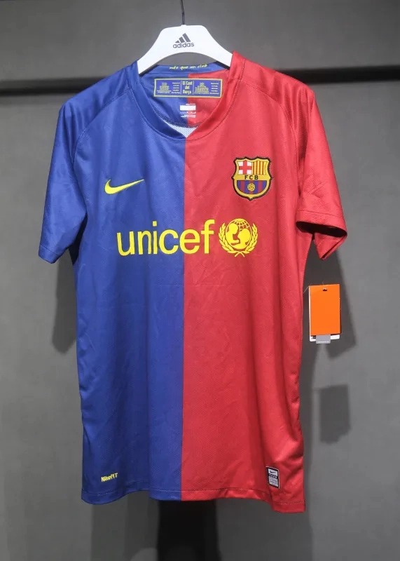 Barcelona Retro Jersey Home Soccer Shirt 2008-09