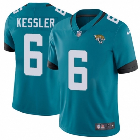 Men's Nike Jacksonville Jaguars #6 Cody Kessler Black Alternate Vapor Untouchable Limited Player NFL Jersey - Ujersey