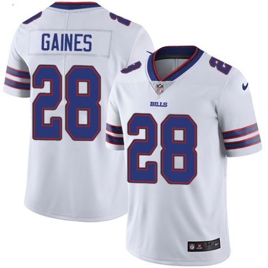 Youth Nike Buffalo Bills #28 E.J. Gaines White Vapor Untouchable Limited Player NFL Jersey - Ujersey