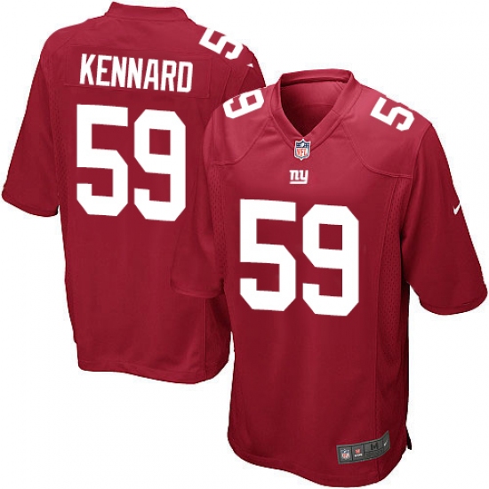 Men's Nike New York Giants #59 Devon Kennard Game Red Alternate NFL Jersey - Ujersey