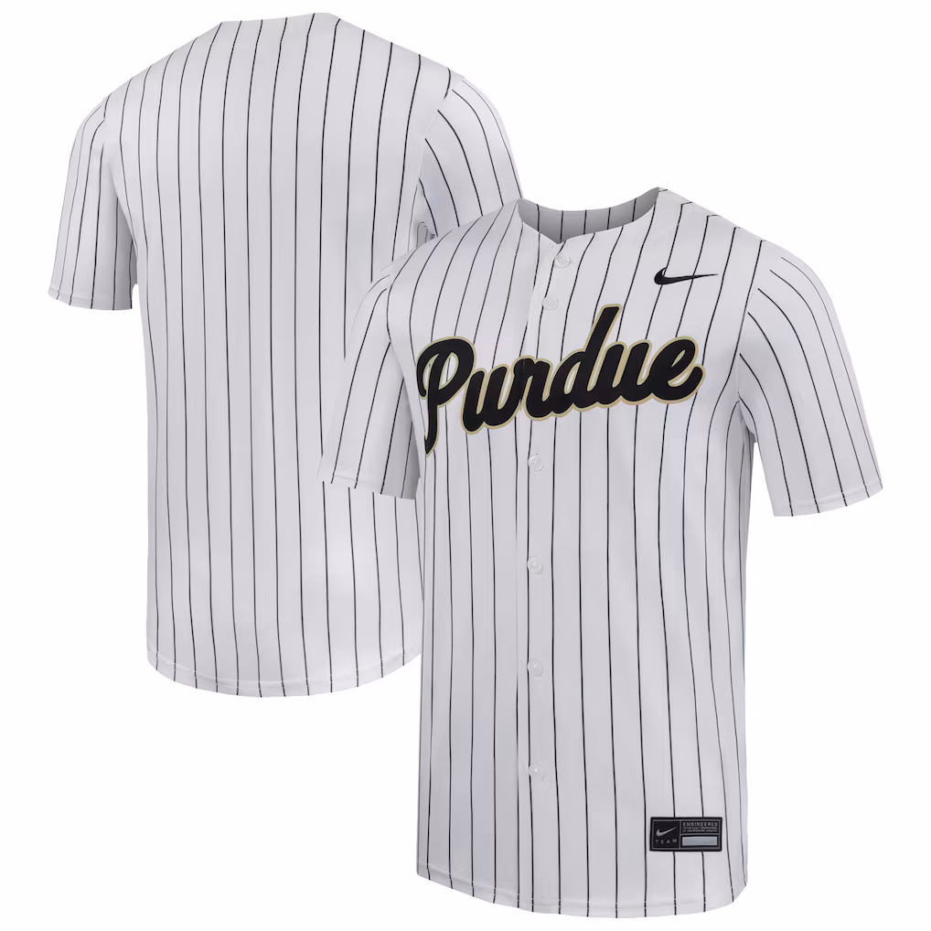 Men's Nike White Purdue Boilermakers Limited Baseball Jersey