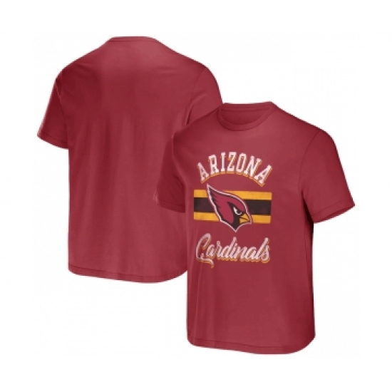 Men's Arizona Cardinals Red x Darius Rucker Collection Stripe T-Shirt - Ujersey
