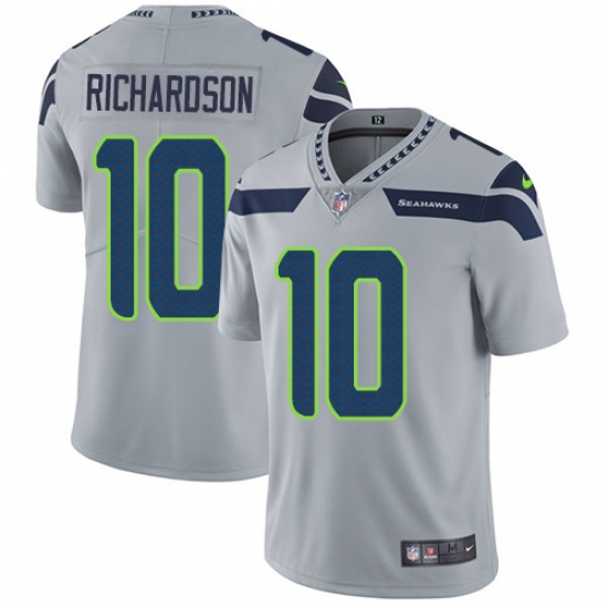 Youth Nike Seattle Seahawks #10 Paul Richardson Grey Alternate Vapor Untouchable Limited Player NFL Jersey - Ujersey