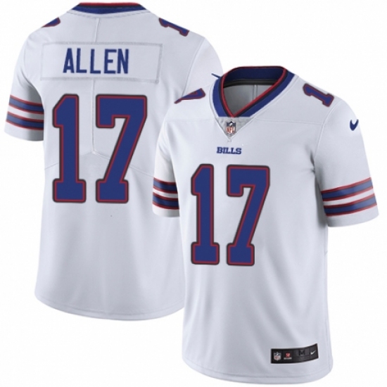 Youth Nike Buffalo Bills #17 Josh Allen White Vapor Untouchable Elite Player NFL Jersey - Ujersey