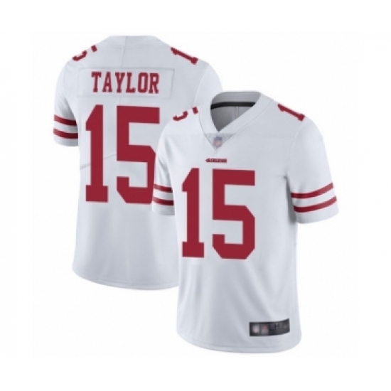 Youth San Francisco 49ers #15 Trent Taylor White Vapor Untouchable Limited Player Football Jersey - Ujersey
