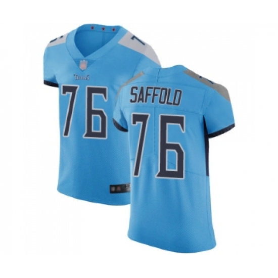 Men's Tennessee Titans #76 Rodger Saffold Light Blue Alternate Vapor Untouchable Elite Player Football Jersey - Ujersey