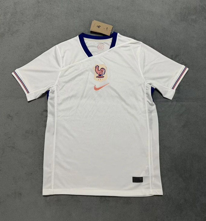 France Soccer Jersey Away Custom Shirt 2025 - ujerseystore