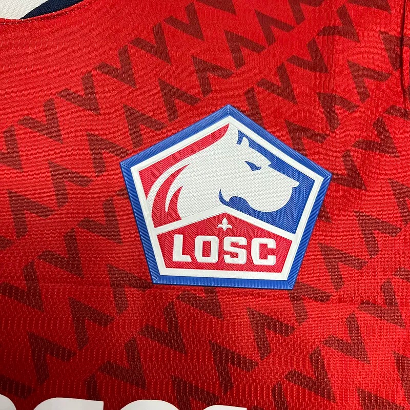 Lille OSC Soccer Jersey Home Custom Shirt 2024/25 - ujerseystore