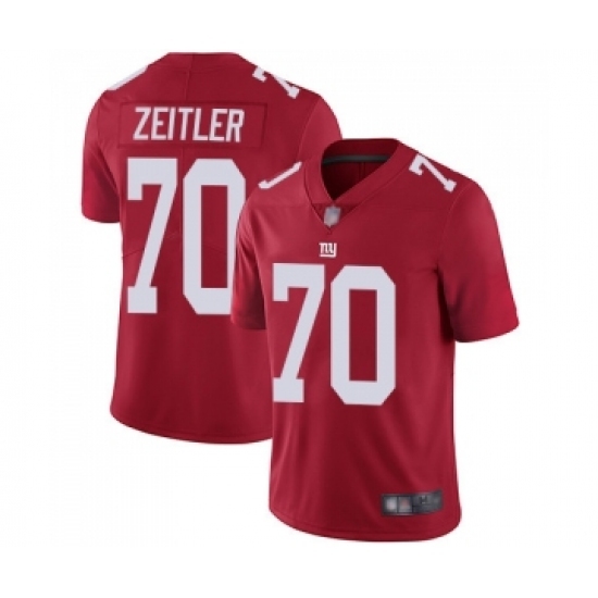 Youth New York Giants #70 Kevin Zeitler Red Alternate Vapor Untouchable Limited Player Football Jersey - Ujersey