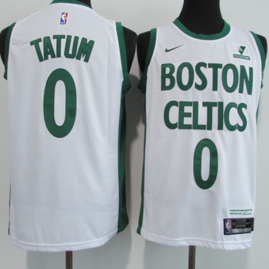 Men's Boston Celtics #0 Jayson Tatum Nike White Swingman Player Jersey - Ujersey