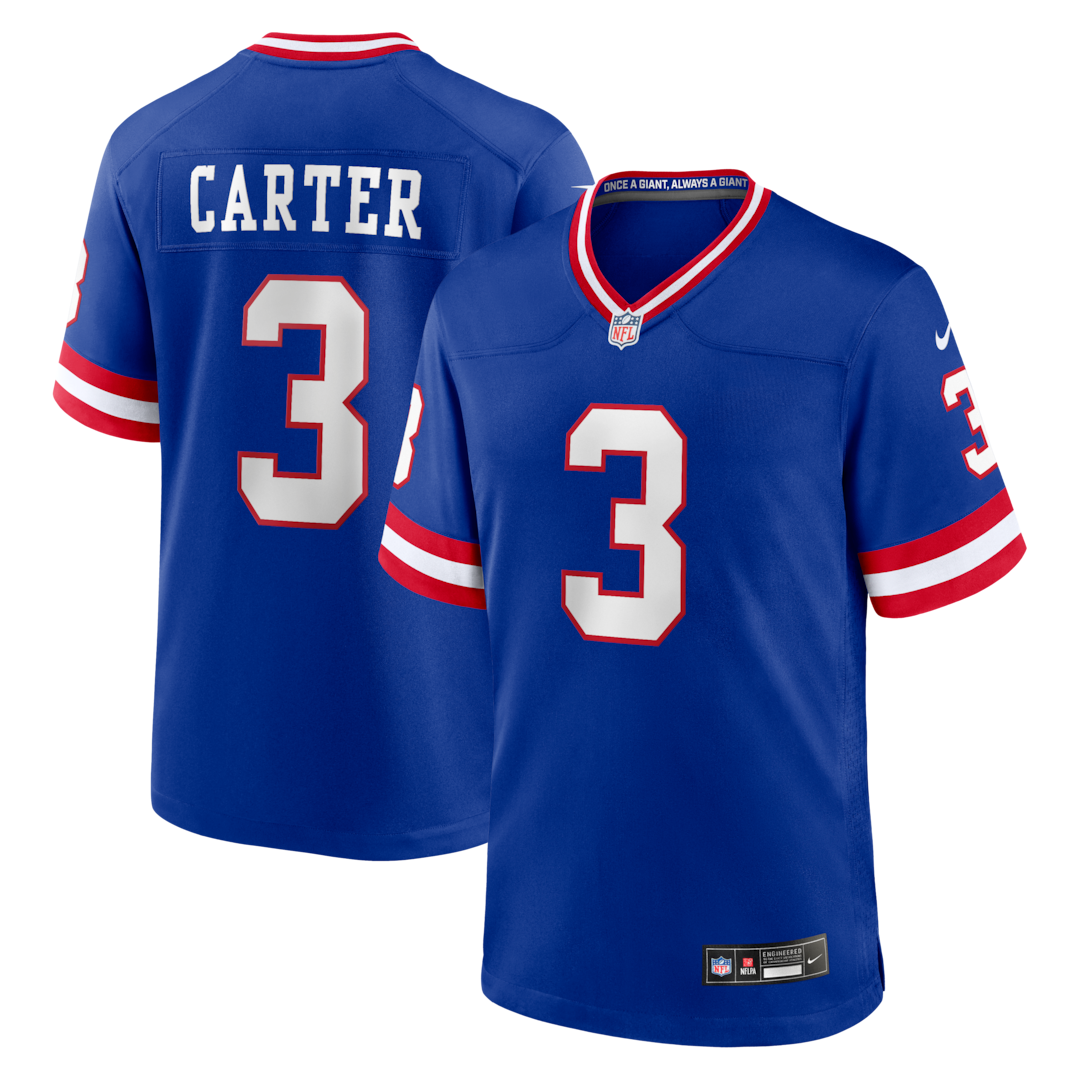 Men's New York Giants Abdul Carter Nike Royal Alternate 2 Game Jersey - U-jersey