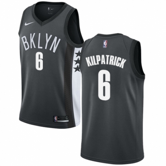 Men's Nike Brooklyn Nets #6 Sean Kilpatrick Authentic Gray NBA Jersey Statement Edition - Ujersey