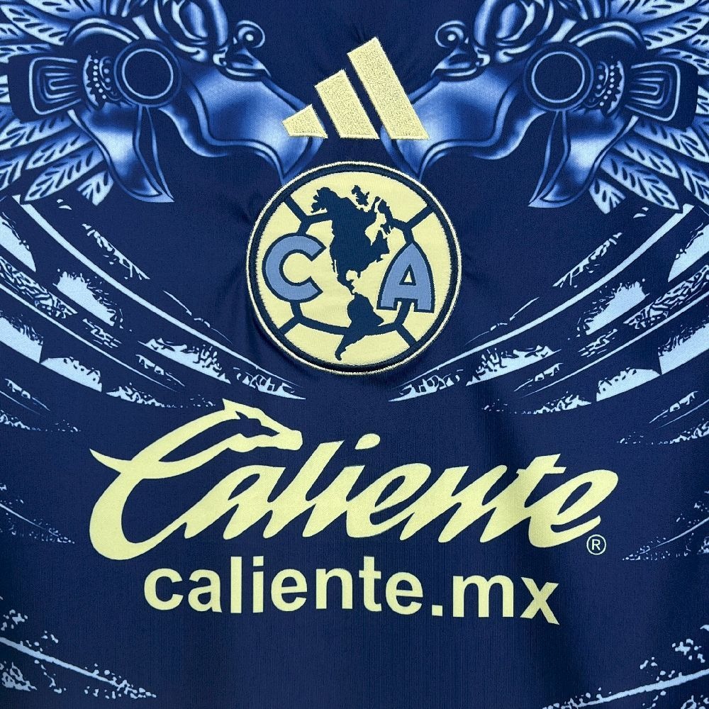 Club America Soccer Jersey Away Long Sleeve Custom Shirt 2025/26 - ujerseystore