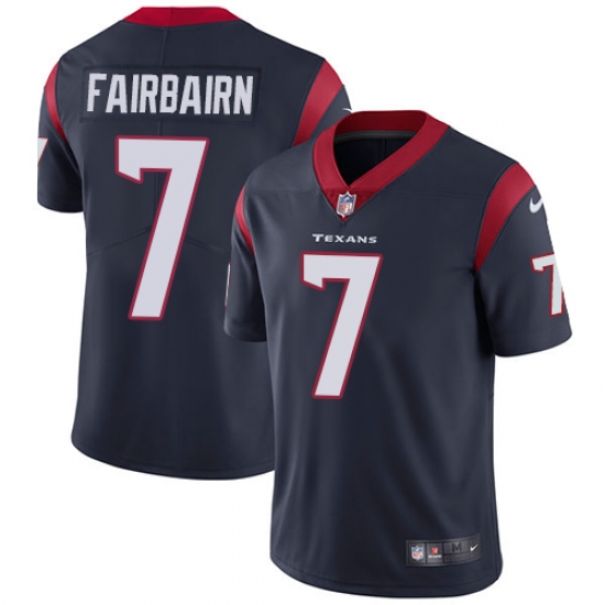 Youth Nike Houston Texans #7 Ka'imi Fairbairn Navy Blue Team Color Vapor Untouchable Elite Player NFL Jersey - Ujersey