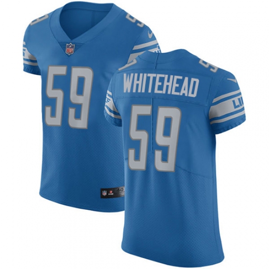 Men's Nike Detroit Lions #59 Tahir Whitehead Light Blue Team Color Vapor Untouchable Elite Player NFL Jersey - Ujersey