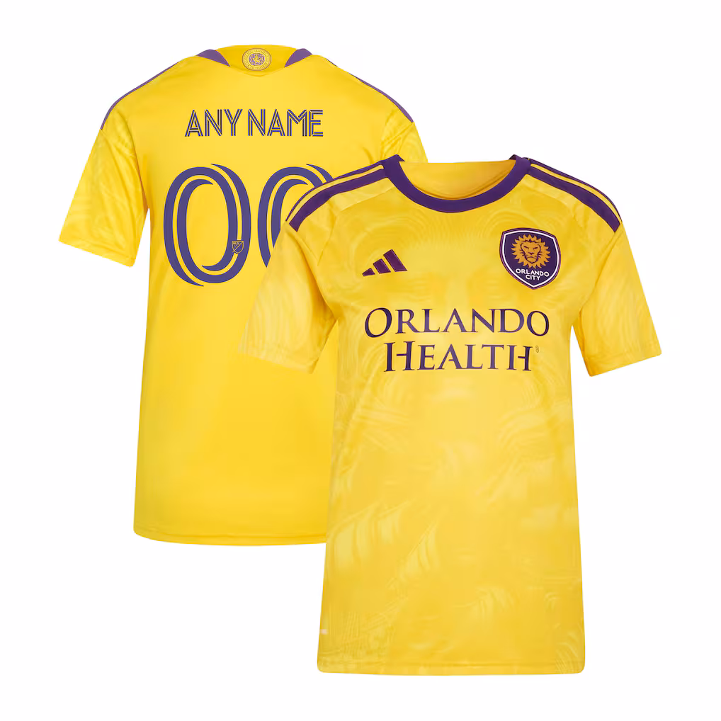Women's Orlando City SC adidas Gold 2026 Sunken Treasure Kit Replica Custom Jersey