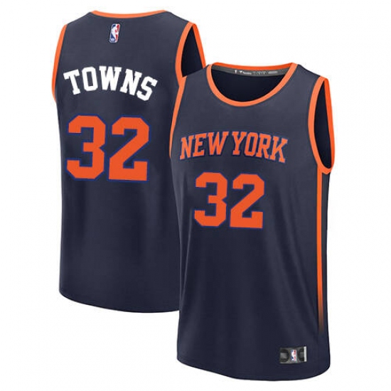 Men's Minnesota Timberwolves #32 Karl-Anthony Towns Black Edition Stitched Jersey - Ujersey