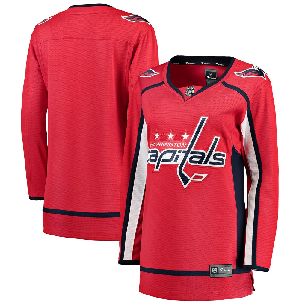 Women's Washington Capitals Fanatics Red Home Breakaway Jersey - ujerseystore