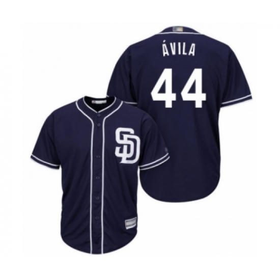 Youth San Diego Padres #44 Pedro Avila Authentic Navy Blue Alternate 1 Cool Base Baseball Player Jersey - Ujersey