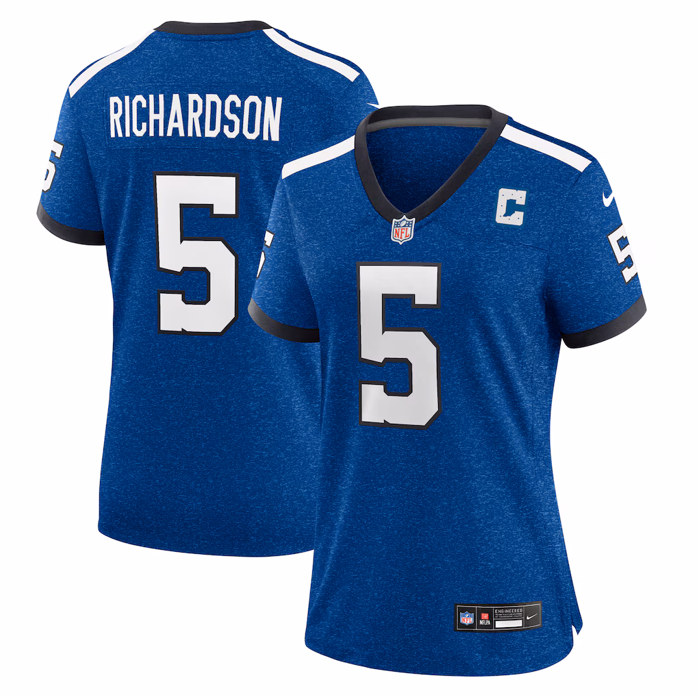 Women's Indianapolis Colts Anthony Richardson Sr. Nike Royal Indiana Nights Alternate Game Jersey