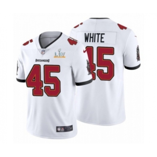 Youth Tampa Bay Buccaneers #45 Devin White White 2021 Super Bowl LV Jersey - Ujersey