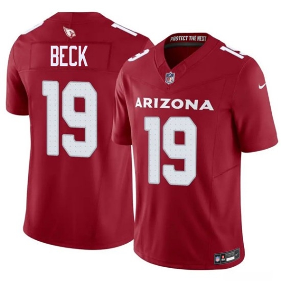 Men's Arizona Cardinals #19 Carson Beck Red 2026 Draft F.U.S.E. Vapor Untouchable Limited Football Stitched Jersey