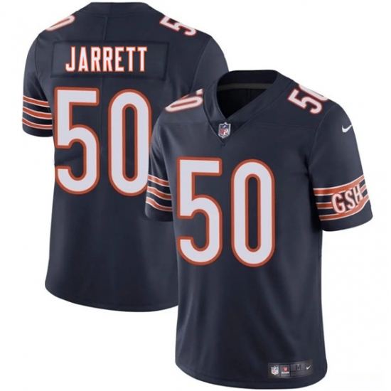 Men's Chicago Bears #50 Grady Jarrett Navy 2025 Vapor Football Stitched Jersey - Ujersey