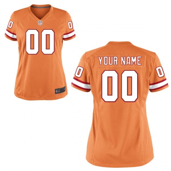 Women's Tampa Bay Buccaneers Nike Orange Glaze Custom Game Jersey - Ujersey