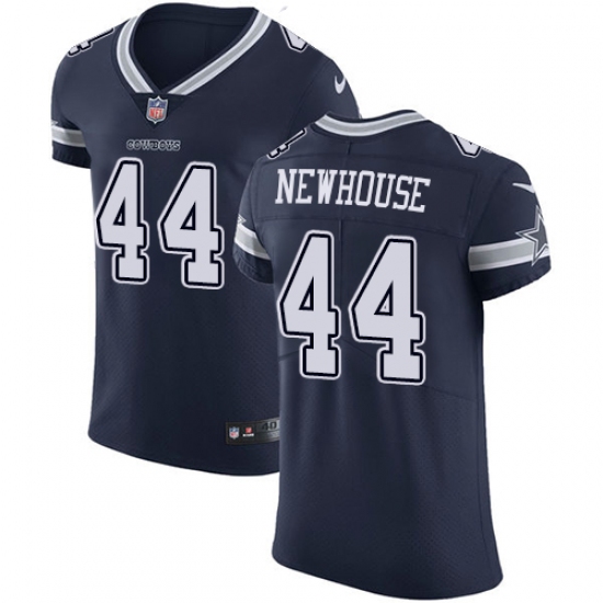 Men's Nike Dallas Cowboys #44 Robert Newhouse Navy Blue Team Color Vapor Untouchable Elite Player NFL Jersey - Ujersey