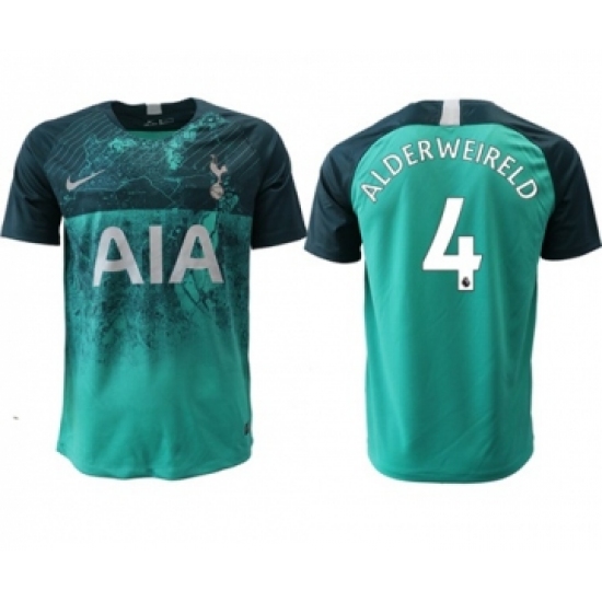 Tottenham Hotspur #4 Alderweireld Third Soccer Club Jersey