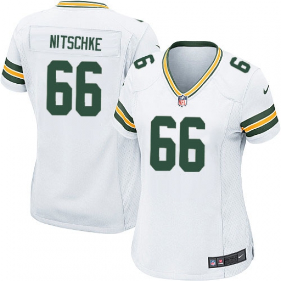 Women's Nike Green Bay Packers #66 Ray Nitschke Game White NFL Jersey - Ujersey