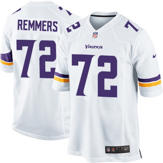 Men's Nike Minnesota Vikings #72 Mike Remmers Game White NFL Jersey - Ujersey
