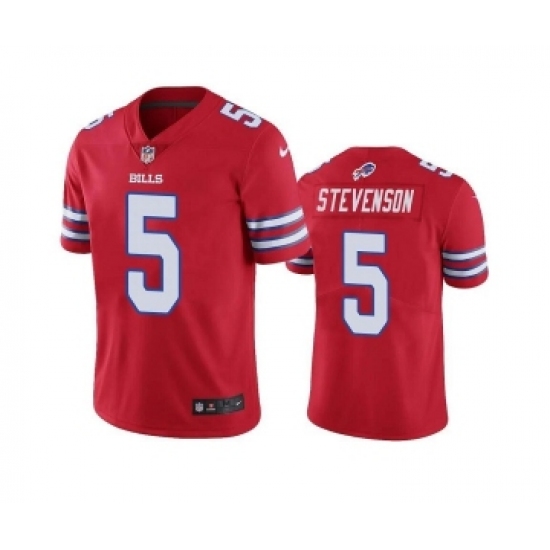 Men's Buffalo Bills #5 Marquez Stevenson Red Vapor Untouchable Limited Stitched Jersey - Ujersey