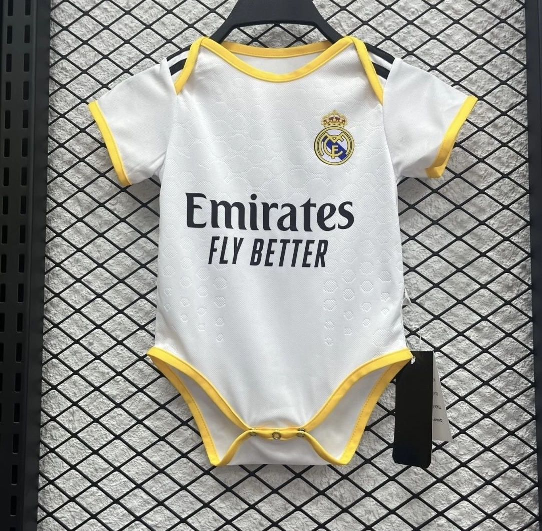 Real Madrid Soccer Jersey Home Baby Uniform 2025/26 - Ujersey NHL