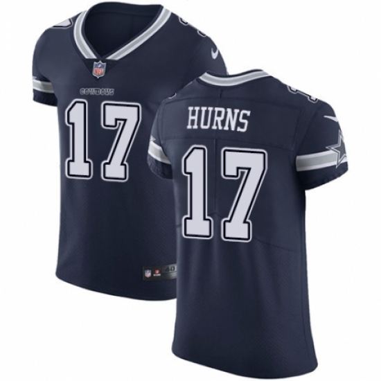 Men's Nike Dallas Cowboys #17 Allen Hurns Navy Blue Team Color Vapor Untouchable Elite Player NFL Jersey - Ujersey