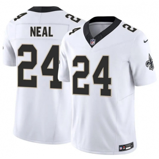 Men's New Orleans Saints #24 Devin Neal White 2025 F.U.S.E Vapor Limited Football Stitched Jersey - Ujersey