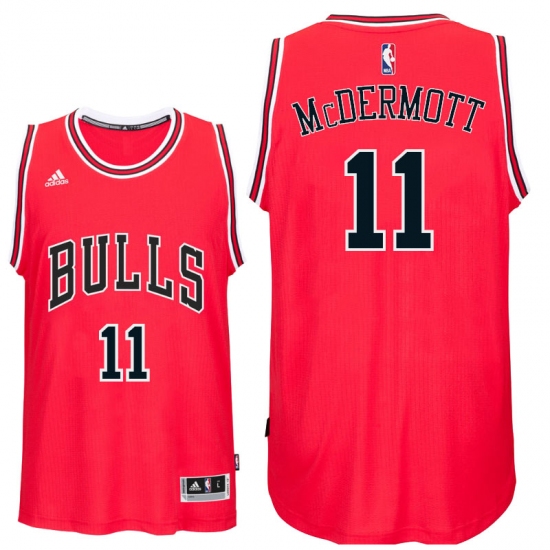 Chicago Bulls #11 Doug McDermott 2016 Road Red New Swingman Jersey - Ujersey