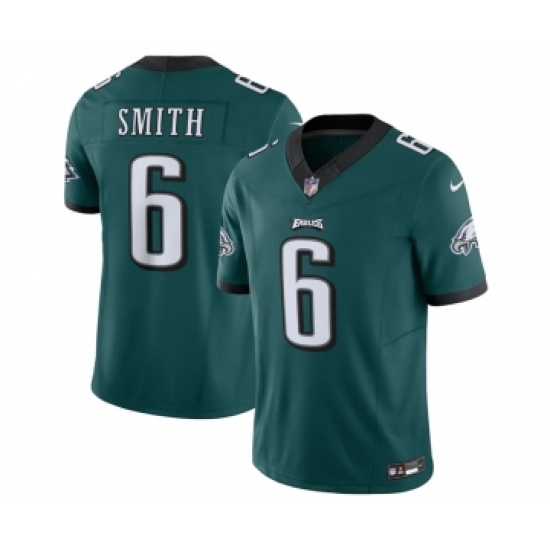 Men's Philadelphia Eagles #6 DeVonta Smith Green 2023 F.U.S.E. Vapor Untouchable Limited Stitched Football Jersey - Ujersey