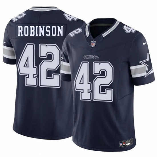 Men's Dallas Cowboys #42 Curtis Robinson Navy 2026 F.U.S.E. Vapor Untouchable Limited Stitched Football Jersey - Ujersey