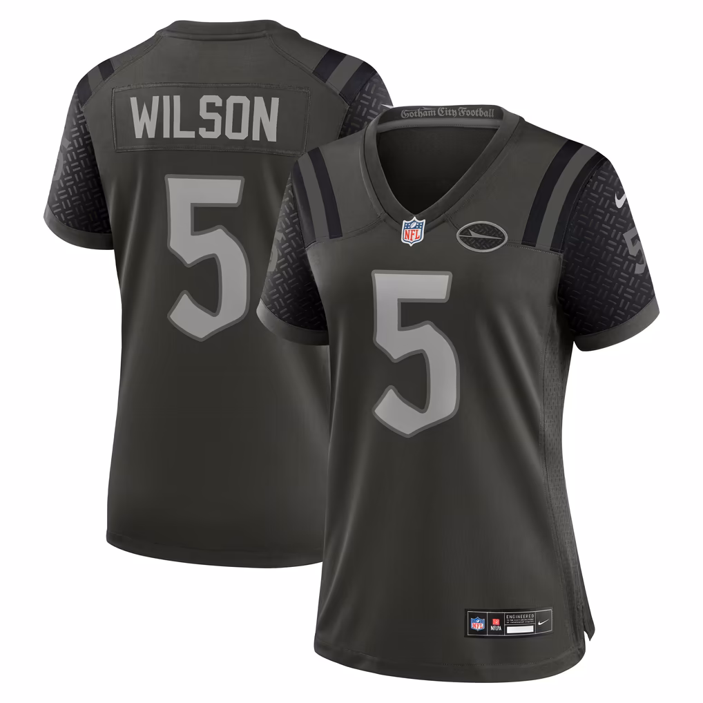 Women's New York Jets Garrett Wilson Nike Green Rivalries Collection Game Jersey - SUjersey01