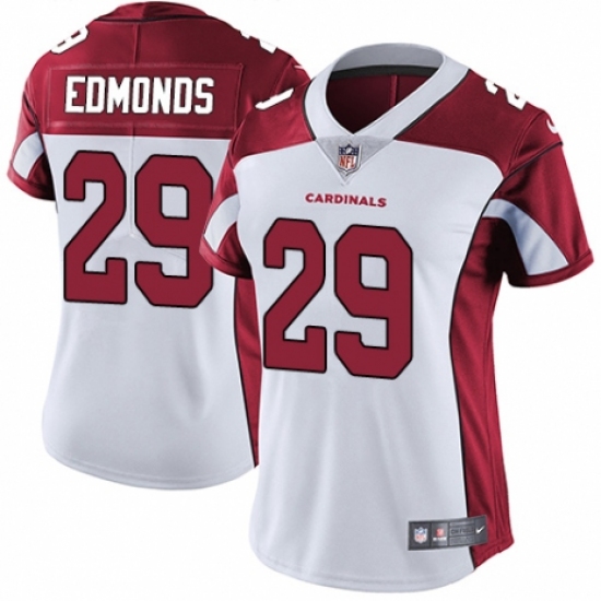Women's Nike Arizona Cardinals #29 Chase Edmonds White Vapor Untouchable Limited Player NFL Jersey - Ujersey