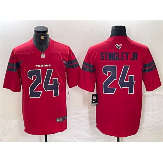 Men's Houston Texans #24 Derek Stingley Jr. Red Vapor Untouchable Football Stitched Jersey - Ujersey