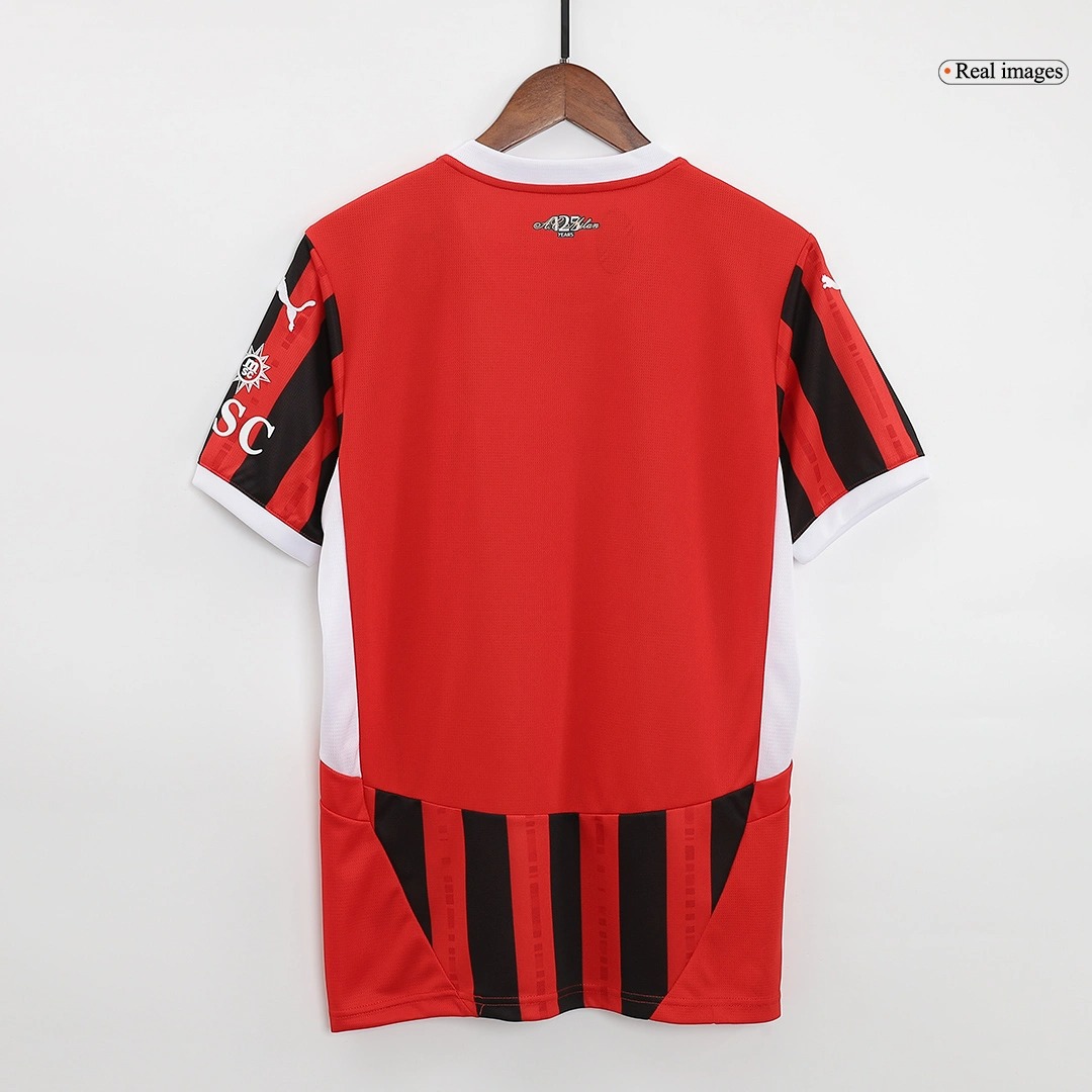 AC Milan Soccer Jersey Home Custom Shirt 2024/25 - ujerseystore