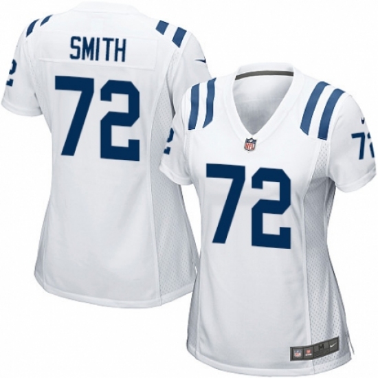 Women's Nike Indianapolis Colts #72 Braden Smith Game White NFL Jersey - Ujersey