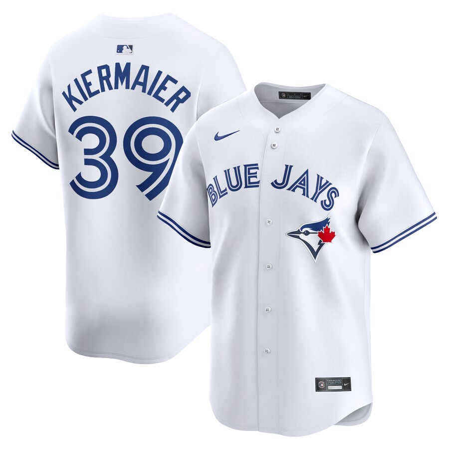 Men's Toronto Blue Jays Kevin Kiermaier Nike White Home Limited Player Jersey - Ujersey NHL