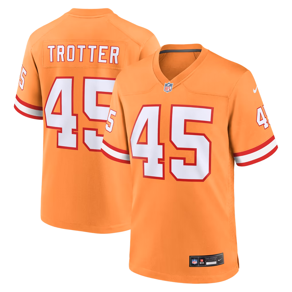 Men's Tampa Bay Buccaneers Josiah Trotter Nike Creamsicle Alternate Game Jersey - U-jersey