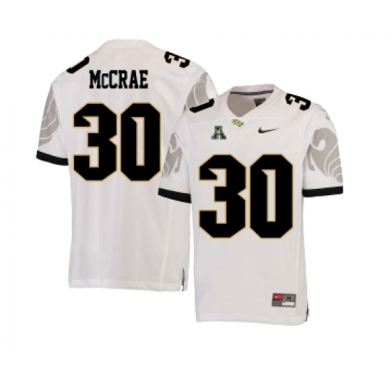 UCF Knights 30 Greg McCrae White College Football Jersey - Ujersey