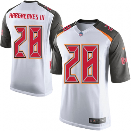 Men's Nike Tampa Bay Buccaneers #28 Vernon Hargreaves III Game White NFL Jersey - Ujersey